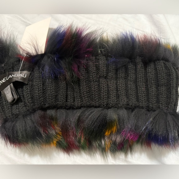 New Adrienne Landau Fox  Multi-Colored Infinity Neck Warmer - Msrp $295 - Picture 7 of 7